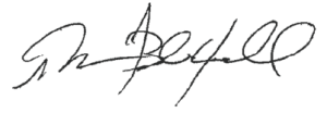 Terry Blackwell signature